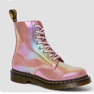 1460 Pascal Iridescent Pink Doc Marten Boots